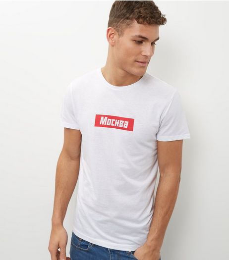 White Moscow T-Shirt | New Look