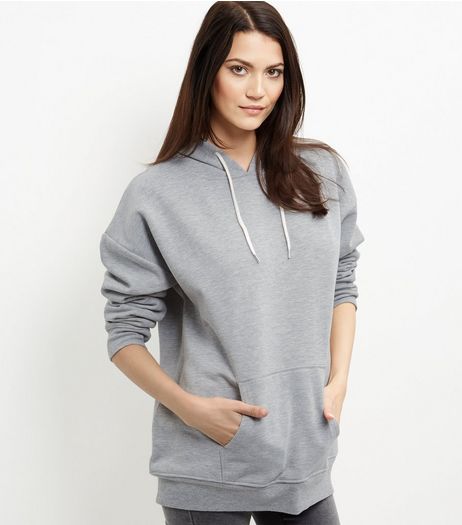 Tall Grey Oversized Hoodie | New Look