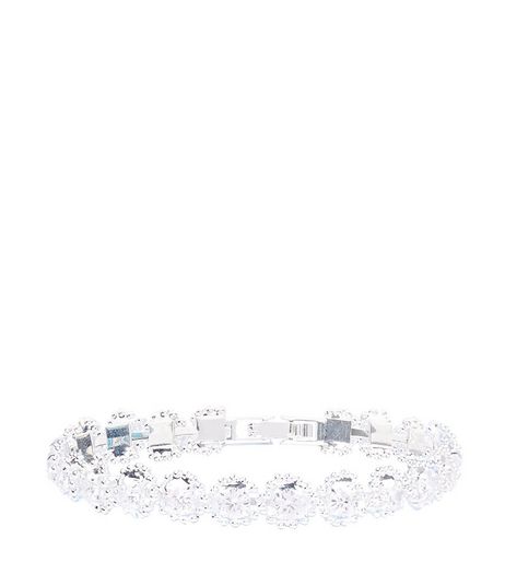 Silver Embellished Bracelet | New Look