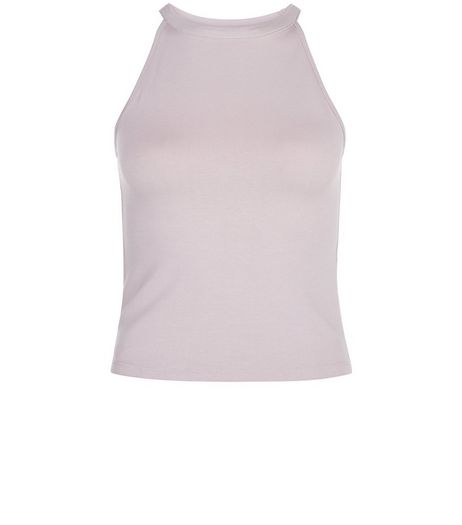 Teens Tan Funnel Neck Sleeveless Top | New Look