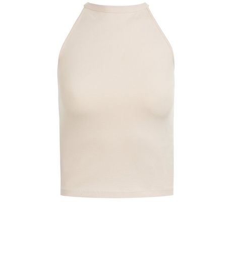 Teens Shell Pink High Neck Cami | New Look