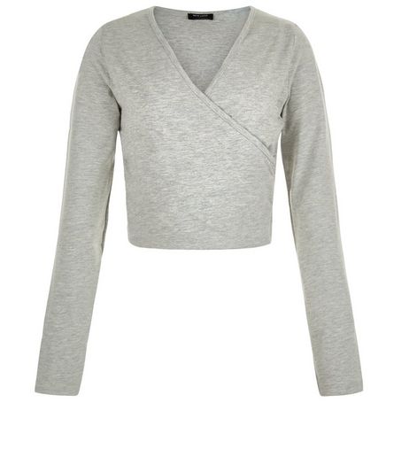 Teens Wrap Long Sleeve Top | New Look
