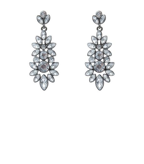 Crystal Diamante Earrings | New Look