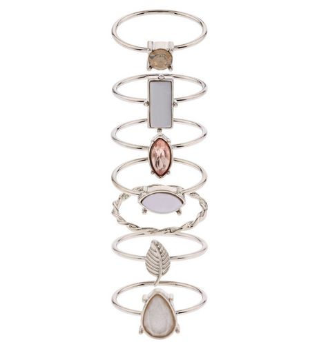Silver Stone Ring | New Look