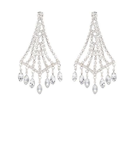 Crystal Chandelier Drop Earrings | New Look
