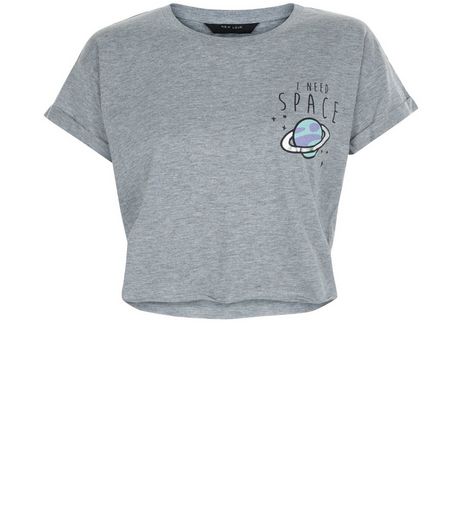 Teens Grey I Need Space T-Shirt | New Look