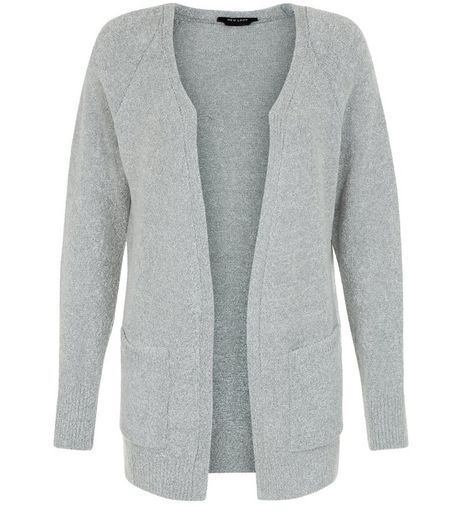 Teens Grey Longline Cardigan | New Look