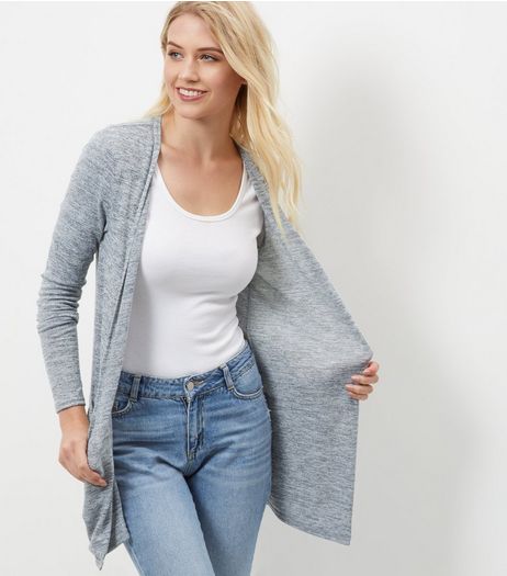 Tall Grey Boyfriend Cardigan | New Look
