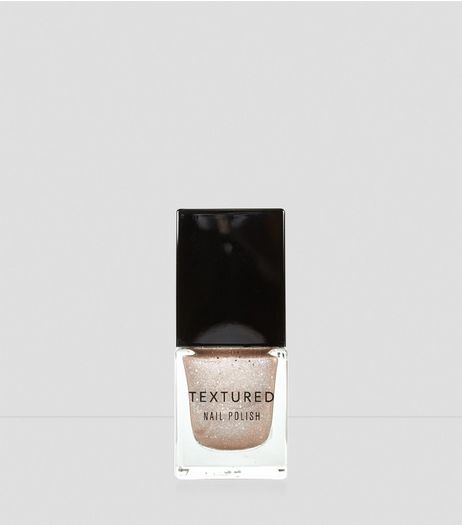 Nude Pink Textured Nail Polish | New Look