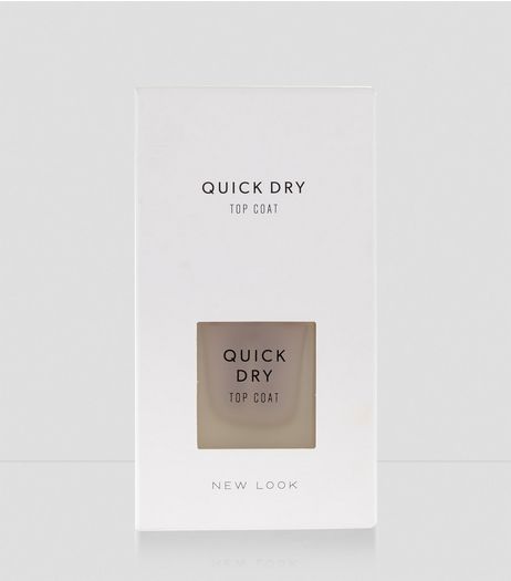 Quick Dry Top Coat | New Look