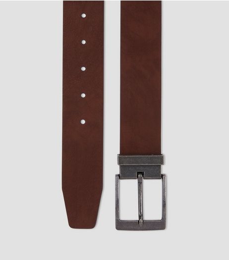 Brown Tapered End Belt | New Look