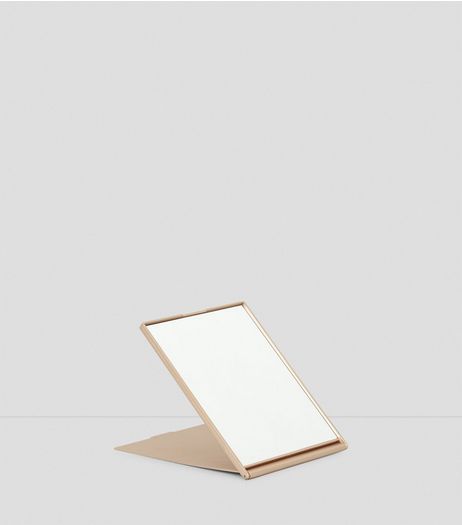 Rose Gold Travel Table Mirror | New Look