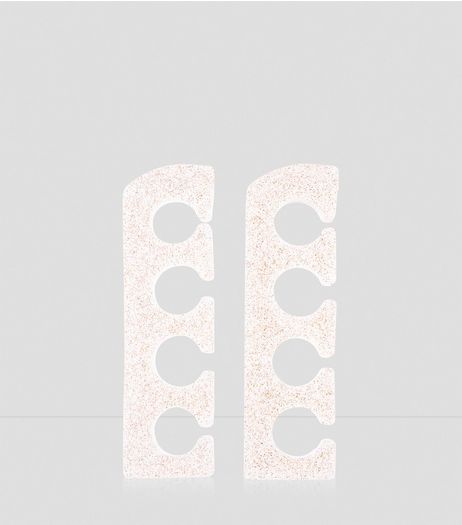 Gold Glitter Toe Separators | New Look