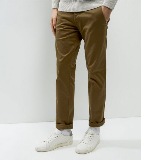 Brown Slim Chinos | New Look