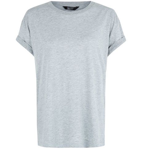 Teens. Grey Boyfriend T-Shirt | New Look