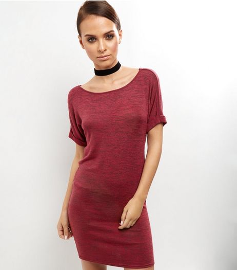 Red Bar Back Tunic Dress | New Look