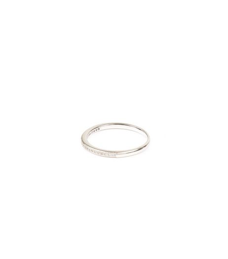 Crystal Cubic Zirconia Stone Ring | New Look
