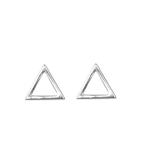 Sterling Silver Triangle Stud Earrings | New Look