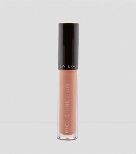 Nude Pink High Shine Lip Glaze | New Look