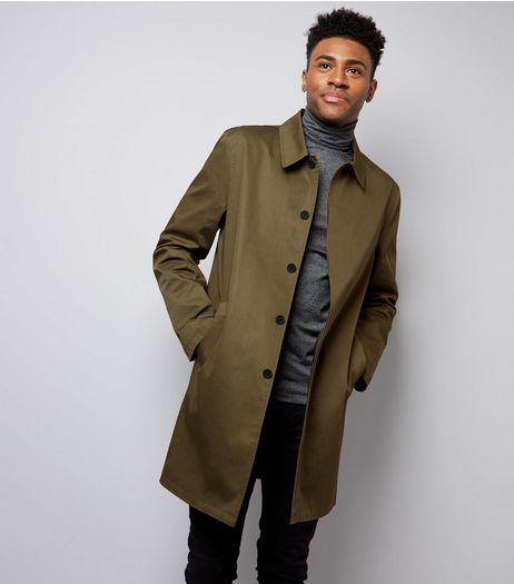 Khaki Single Breasted Trench Coat | New Look