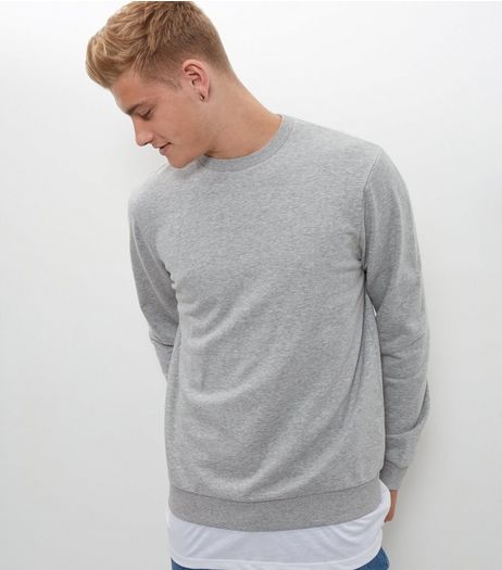 Grey Basic Crew Neck Sweater | New Look