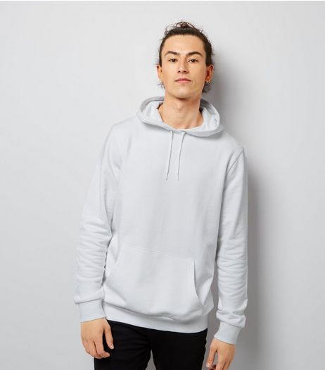 White Pocket Front Hoodie | New Look