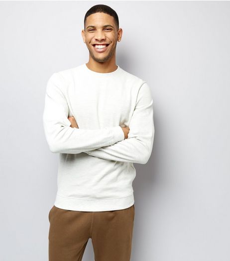 Oatmeal Crew Neck Sweater | New Look