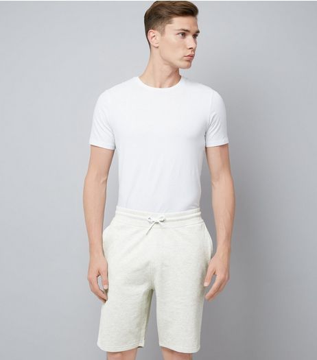 Cream Basic Jersey Shorts | New Look