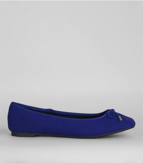 Blue Ballet Pumps | New Look