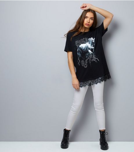 White High Waist Super Skinny Fray Hem Jeans | New Look