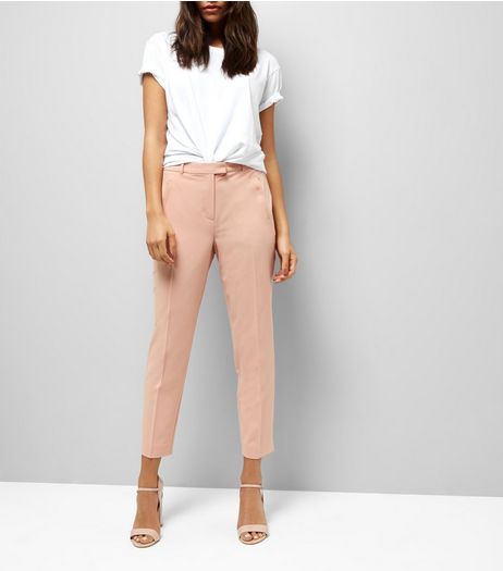 Orange Slim Leg Trousers | New Look