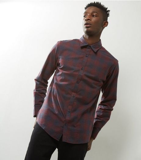 Jack & Jones Red Check Long Sleeve Shirt | New Look