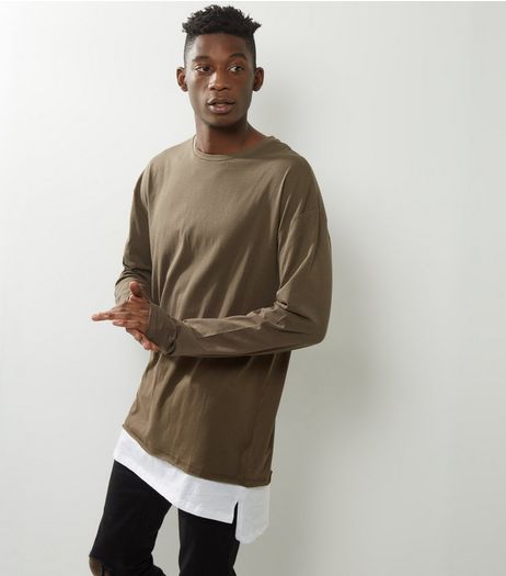 Light Brown Layered T-Shirt | New Look