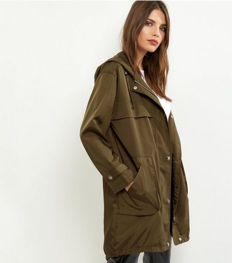 Khaki Lightweight Parka | New Look