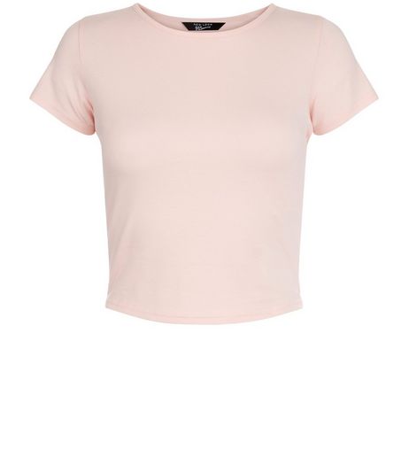 Teens Pink Cropped T-shirt | New Look