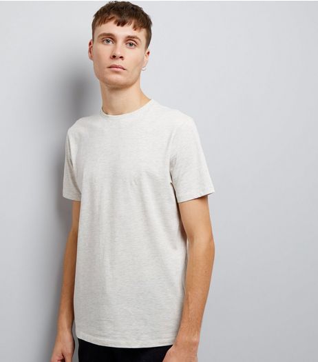 Cream Cotton Crew Neck T-Shirt | New Look