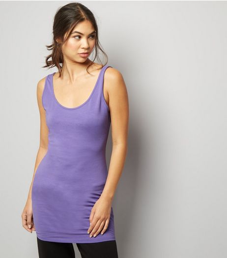 Purple Longline Vest | New Look