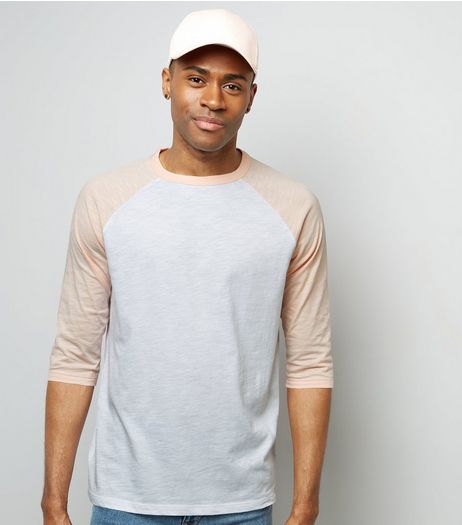 Pink 3/4 Raglan Sleeve T-Shirt | New Look