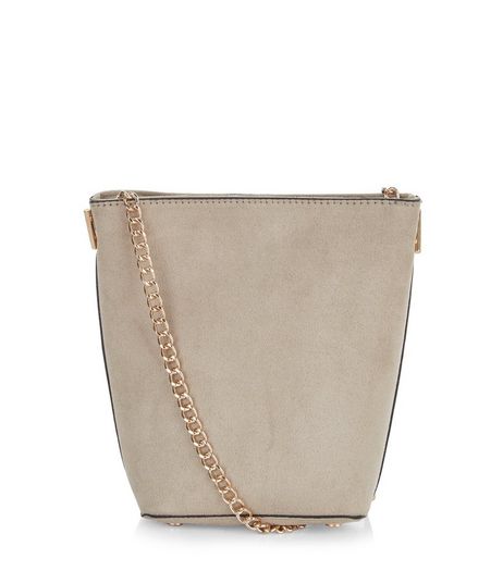 Stone Mini Bucket Bag | New Look