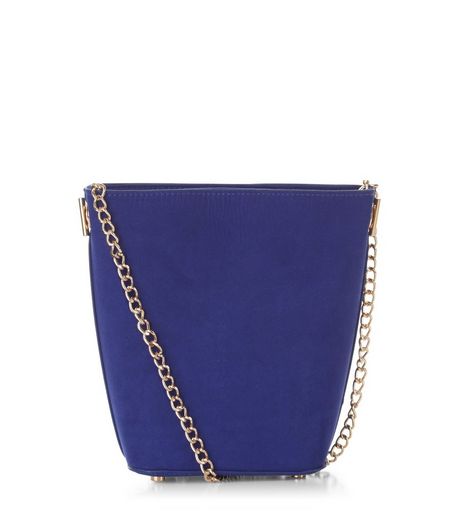 Blue Mini Bucket Bag | New Look