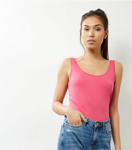 Bright Pink Vest | New Look