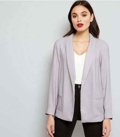 Grey Soft Blazer | New Look