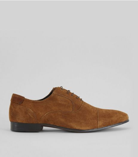 Brown Suede Derby Shoes | New Look