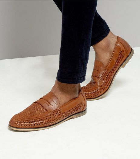 Tan Woven Loafers | New Look