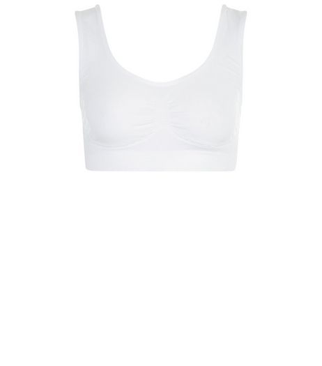 Maternity White Sleeping Bra | New Look