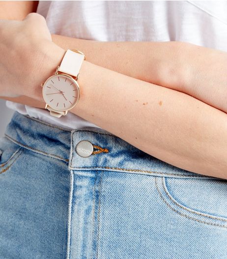 White Ultra Slim Watch | New Look