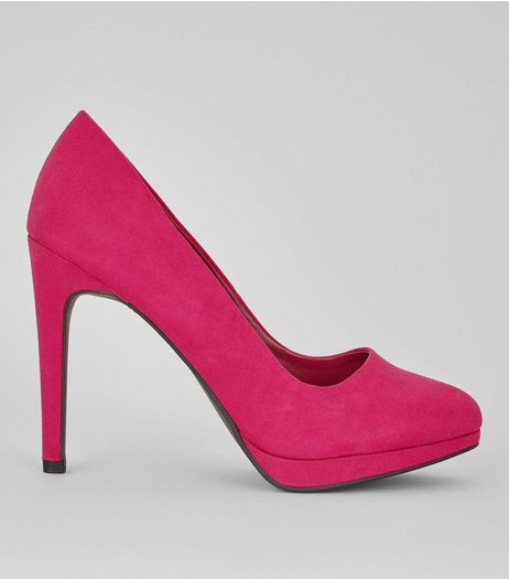 Pink Pointed Court Heels | New Look