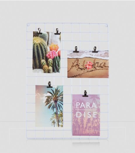 White Cage Memo Board | New Look