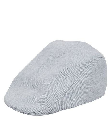 Grey Twill Flat Cap | New Look