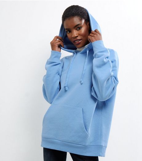 Blue Oversized Hoodie | New Look